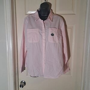 L.L. Bean Pink Button Down Shirt